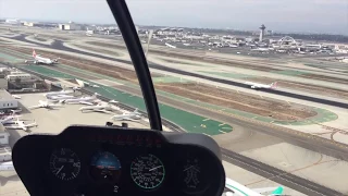 Landing into Signature LAX (R44)