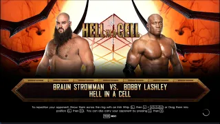 FULL MATCH - Braun Strowman vs. Bobby Lashley - Hell in Cell Match in WWE 2K22 (PC) 4K