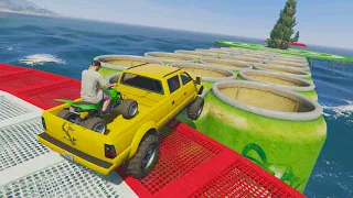 CARRERA COOPERATIVA! CAMINO INVISIBLE 99% SUERTE!! - GTA V ONLINE