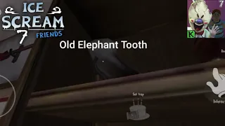 Ice Scream 7 Fanmade Gameplay 😮 Part-10 | Old Elephant Tooth 🦷 • Cool  Box 😎