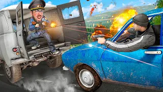 EMBOSCADA Y PERSECUCIÓN EN COCHE 😱 | Contraband Police #15