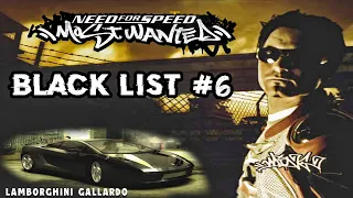 Need For Speed: Most Wanted (2005) Rival Challenge Blacklist #6-Ming Lamborghini Gallardo Intro🔥🔥