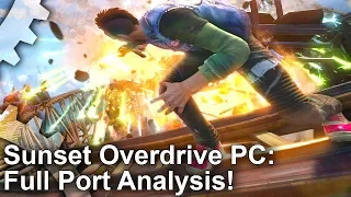 [4K] Sunset Overdrive PC Analysis: A Great Game But A Disappointing Port?