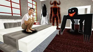 KỂ CHUYỆN GẶP MA Ở KHÁCH SẠN KHI ĐI DU LỊCH TRONG ROBLOX | Thử Thách SlenderMan