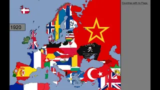 History of Europe:time line national flags:(1000-2019)