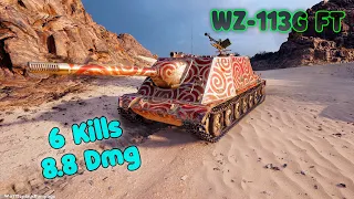 WZ-113G FT - 6 Frags 8.8K Damage by player _BlueScreen