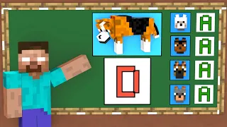 Monster School : The Clumsy Dog Becomes a Hero - Minecraft Animation