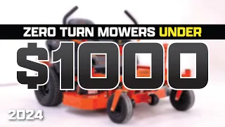 Zero Turn Mowers UNDER $1000