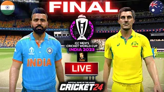 ICC Cricket World Cup 2023 | India vs Australia FINAL Match | Cricket 24 Live | RtxVivek