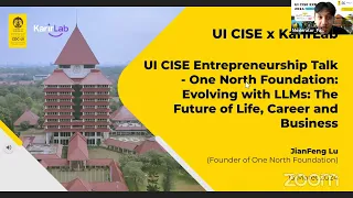 UI CISE Expo Maret 2024 - Entrepreneurship Talk - One North Foundation