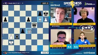 Duda Mouse Slip And Blunders His Queen Against Anish giri | SCC 2021