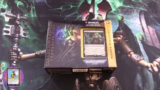 Warhammer 40K MTG Commander Deck: Necron Dynasties Collectors Edition Unboxed