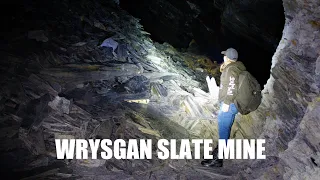 A Trip Into Wrysgan Slate Mine, Wales - Abandoned Since 1946