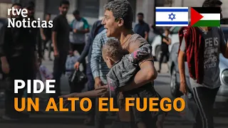HABLAMOS con el CÓNSUL HONORARIO ESPAÑOL en GAZA: "HAY BOMBARDEOS en TODOS los RINCONES" | RTVE