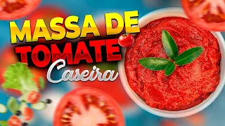 MOLHO DE TOMATE 🍅 CASEIRO 🇪🇸 😁🇧🇷 - Super Fácil