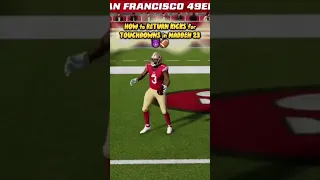 HOW to RETURN KICKS for TOUCHDOWNS in MADDEN 23 😈🏈 #madden23