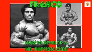 Franco's Mr  Universe Chest Routine | Franco Complete Chest Development | Build Mass and Size Pecs
