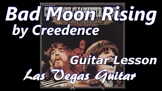 Bad Moon Rising by Creedence Guitar Lesson