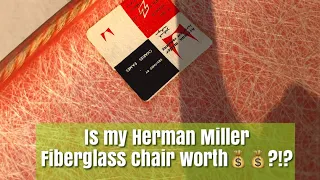 Is my Herman Miller fiberglass chair worth 💰💰💰#shorts | Mid century modern