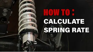 How To: Calculate Spring Rate For Solid Axle | QA1 Tech