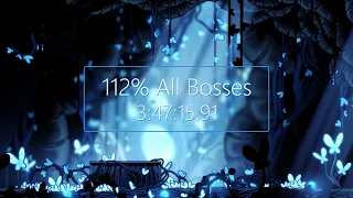 Hollow Knight 112% All Bosses Speedrun in 3:47:15