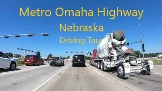 Drive Tour HD, 370 HWY (face west), Bellevue, Nebraska to Gretna, Nebraska, USA