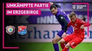 FC Erzgebirge Aue - SpVgg Unterhaching, Highlights mit Live-Kommentar | 3. Liga | MAGENTA SPORT