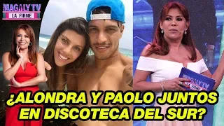 ¿Alondra García Miro fue vista en una discoteca del sur en el box de Paolo Guerrero?