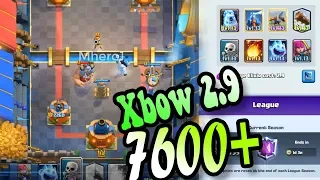 🔥7600+Xbow Cycle  👈How to WIN Meta DECKs- Clash Royale