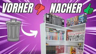 Ich RÄUME mein MANGA-REGAL neu ein📚 | so VIELE Manga!