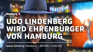 Udo Lindenberg wird Ehrenbürger von Hamburg| Hamburg 1 Aktuell vom 07.09.2022
