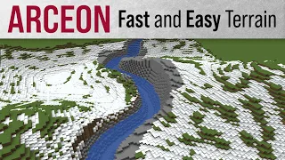 Make Quick Terrain with Terragen, River, and Smooth Snow | Arceon Guide