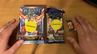 ASMR: 2018 NFL Playoff Pack Opening - Sports Cards - Whisper - Gum Chewing - Relaxing - HUGE ROOKIES