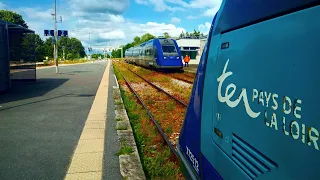 De Paris Austerlitz à Vendôme en cabine de l'X72508