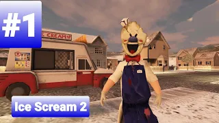 Ice Scream 2:horror neighborhood #1(game over)