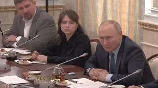 Правдивое выступление Путина перед военкорами.