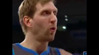 Standing Ovation from the Boston Garden fans for Dirk