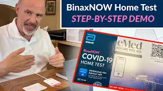 BEFORE YOU CRUISE | Abbott's BinaxNOW COVID-19 Ag Card Home Test with Navica & E-Med Test Full Demo