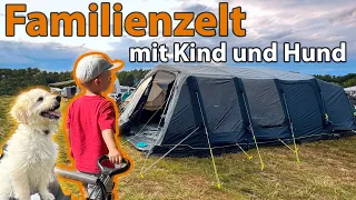 So zelten wir im OUTWELL Knoxville 7SA ⛺ Großes Familienzelt Roomtour und Funktionen