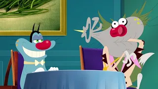 Oggy and the Cockroaches 👔 FANCY DINNER🍽 Full Episodes HD