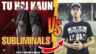 FOTTY SEVEN VS ROB C AGAIN! Tu Hai Kaun | Fotty Seven ft. Raga |