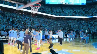 Player Introductions From The UNC/Duke Game (Shot On iPhone)