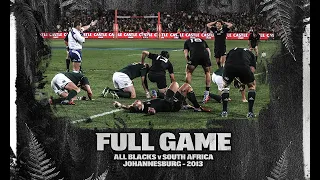 FULL GAME: All Blacks v South Africa (2013 - Johannesburg)