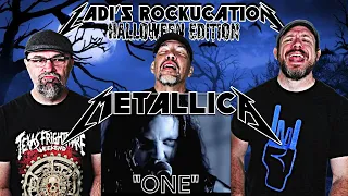 FIRST TIME HEARING & SEEING METALLICA'S ONE MUSIC VIDEO! -- LADI'S ROCKUCATION HALLOWEEN EDITION!