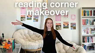 creating my dream reading corner! ✨ painting, new furniture, bookish decor, etc!