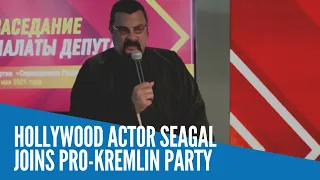 Hollywood actor Steven Seagal joins pro-Kremlin party