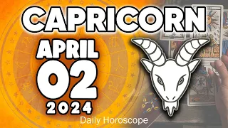 𝐂𝐚𝐩𝐫𝐢𝐜𝐨𝐫𝐧 ♑ ❌𝐖𝐀𝐑𝐍𝐈𝐍𝐆❌ 𝐆𝐎𝐃 𝐖𝐀𝐑𝐍𝐒 𝐘𝐎𝐔 😨 𝐇𝐨𝐫𝐨𝐬𝐜𝐨𝐩𝐞 𝐟𝐨𝐫 𝐭𝐨𝐝𝐚𝐲 APRIL 2 𝟐𝟎𝟐𝟒 🔮#horoscope #tarot #zodiac
