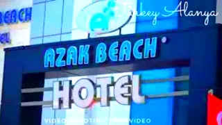 AZAK Beach Hotel Пляж Клеопатры в Алании Kleopatra beach Alanya Savk Blue Hawaii TAC ziminvideo