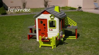 Smoby - Maison Neo Jura Lodge à personnaliser (avec accessoires)