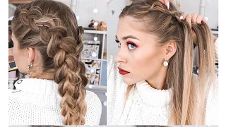 💓ОБЪЕМНЫЕ КОСЫ НА САМОЙ СЕБЕ💓 ПОДРОБНЫЙ УРОК 💓 FRENCH BRAIDS💓 ФРАНЦУЗСКИЕ КОСЫ💓DOS TRENZAS